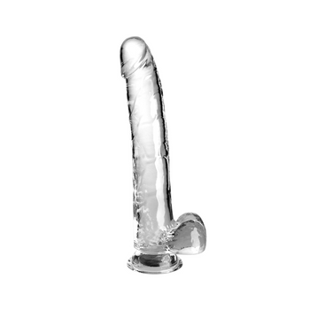 Pipedream King Cock Clear - 11' with Balls