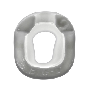 Big-D Shaft Grip Cockring White Oxballs 
