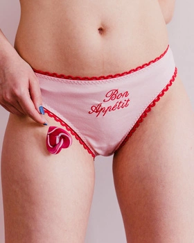 GWP Pink Panties Bon Appetit L