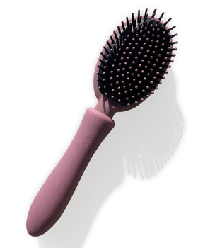 Vibraliss Vibrating Brush Rose Pudre hair brush