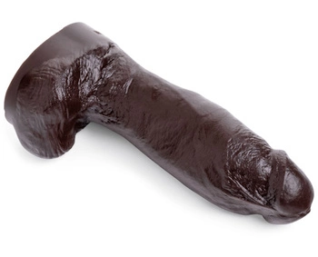 Mr Hankey's Realistic Dildo Thick Dick (BBC) Soft Vac Brown S