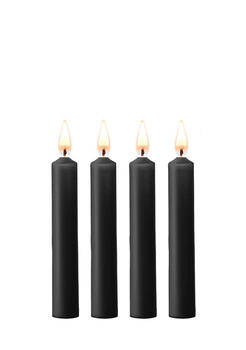 Ouch! Teasing Wax Candles 4-pack Black