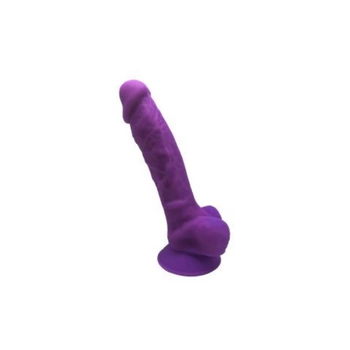 Silexd Silicone Dildo 18 cm Purple