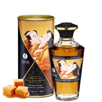 Shunga Aphrodisiac Warming Oil Caramel Kisses 100ml