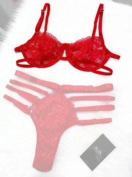 Alia Weronika Set Red Bra A 70-85