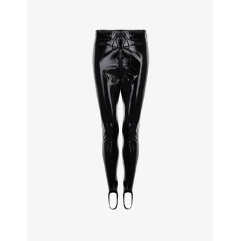 Leggins with a zipper made of lack Black L HellRider