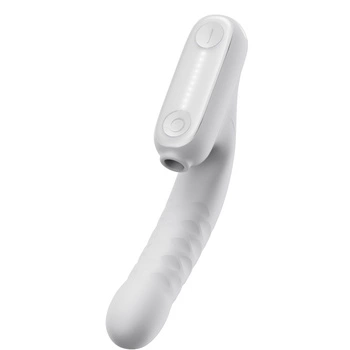 Qingnan No.7 Thrusting Vibrator with  Suction White