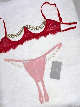 Alia Pikat Set Red Bra D 70-85