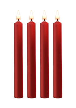 Ouch! Teasing Wax Candles Large 4-pack Red