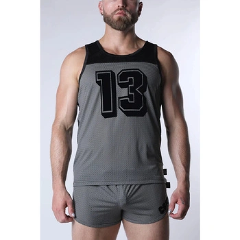 Starter Mesh Tank Top Grey L CellBlock13