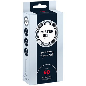 Mister.Size 60 mm Condoms 10 Pieces