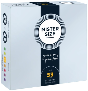 Mister.Size 53 mm Condoms 36 Pieces