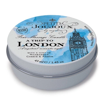 Petits Joujoux Fine Massage Candles - A trip to London (120 g)