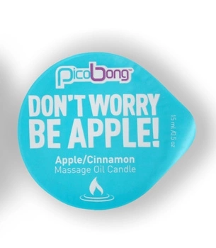 Picobong massage candle - apple-cinnamon