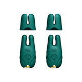 Вібруючі Затискачі На Соски Nave Turquoise Green Zalo