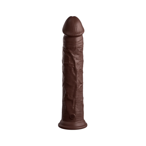 Dildo 28cm King Cock Elite Dual Density Silicone Cock Brown