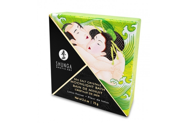 Афродизіакова морська сіль для ванни з ароматом лотоса Moonlight Bath Lotus Flower Shunga