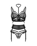 Komplet 3-Częściowy Premisis Black L/Xl Premium Obsessive