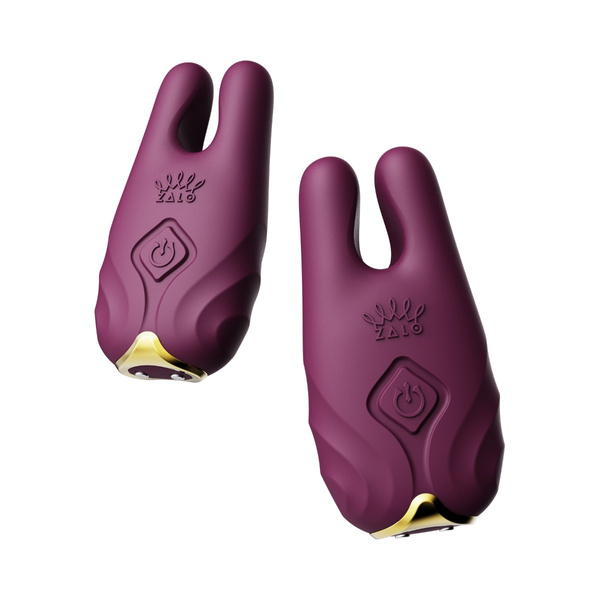 Wibrujące Klamerki Na Sutki Nave Velvet Purple Zalo