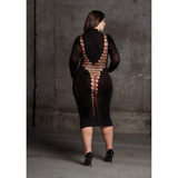 Sukienka Midi Carme Xl Dress With Turtleneck Black Osx Le Désir