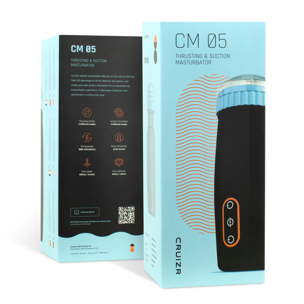 Cm05 Мастурбатор з виштовхуванням і всмоктуванням Cruizr
