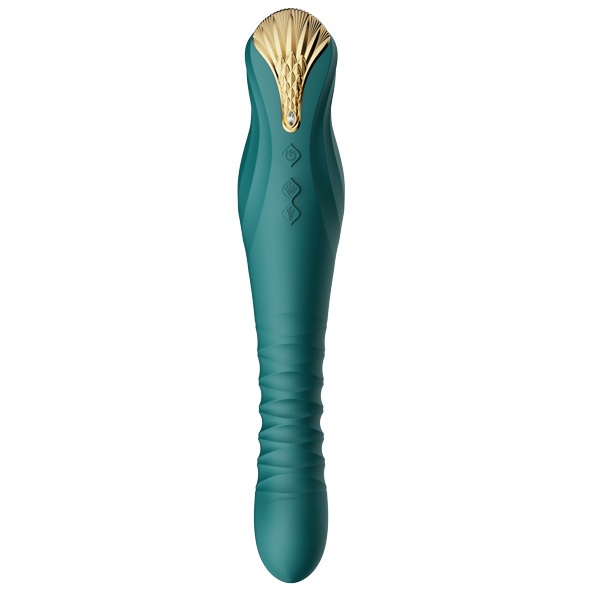 Wibrator Zalo King Vibrating Thruster Turquoise Green