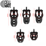 Пас цноти Guardian Chastity Cage Black Size 4 CELLMATE