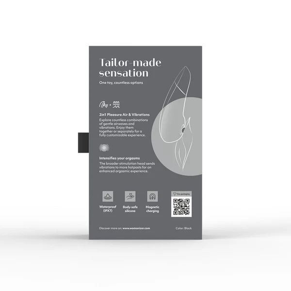 Стимулятор клітора Enhance Black Womanizer