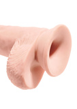 Realistyczne Dildo Z Przyssawką Triple Density Fat With Balls 10 Inch King Cock