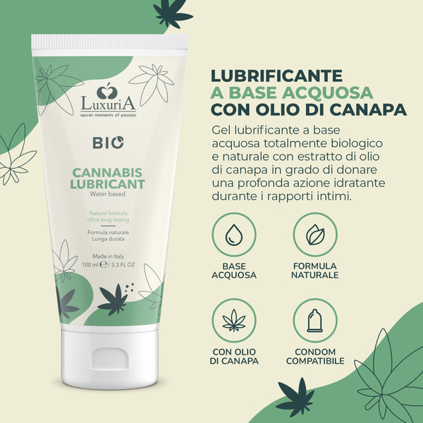Luxuria Bio Cannabis Lubricant 100 Ml IntimateLine