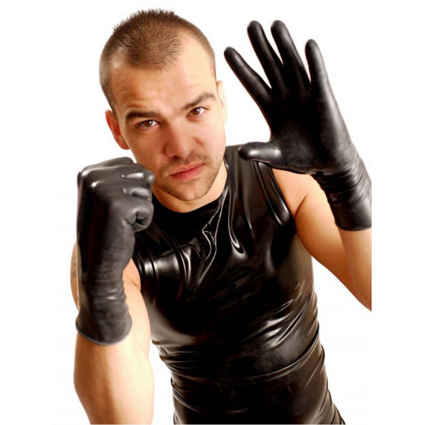 Fist Wrist Gloves Black S Men4Men