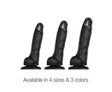 Strap-on-me Soft Realistic Dildo M Black