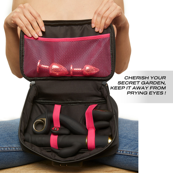 Torba do zabawek erotycznych z kłódką Discreet Box Dorcel