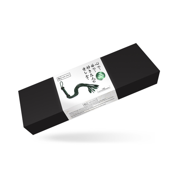 Пояс Mossy Chic and Black Leather Cat O Nine Tails Whip Liebe Seele