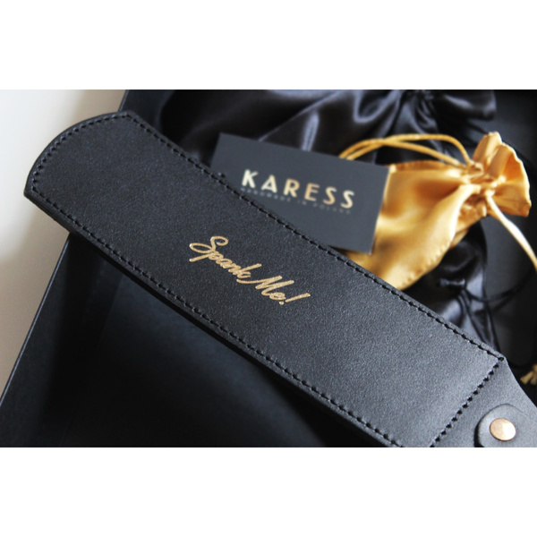 Чорна шкіряна лопата Mia Karess