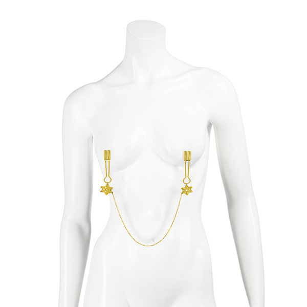 Zaciski Na Sutki W Kształcie Płatków Śniegu Upko Snowflake Chain Nipple Clamps UPKO