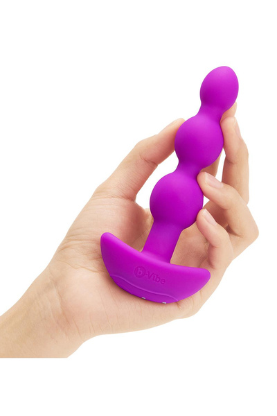 Triplet Anal Beads Fuchsia b-Vibe