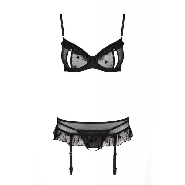 Komplet bielizny LOVELIA SET black XXL/XXXL Passion