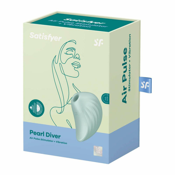 Стимулятор клітора Pearl Diver Mint Satisfyer