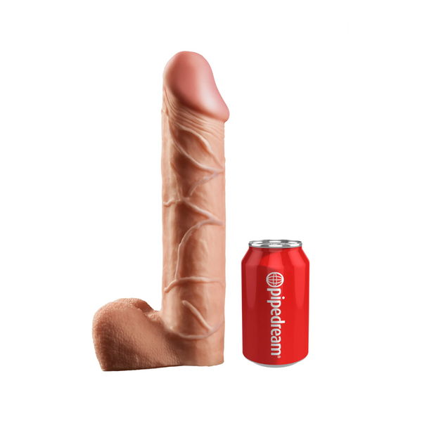 Uprząż z dildo King Cock 12 Hollow Strap on Suspender System