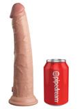 King Cock 10 Inch Dual Density Silicone Cock Light