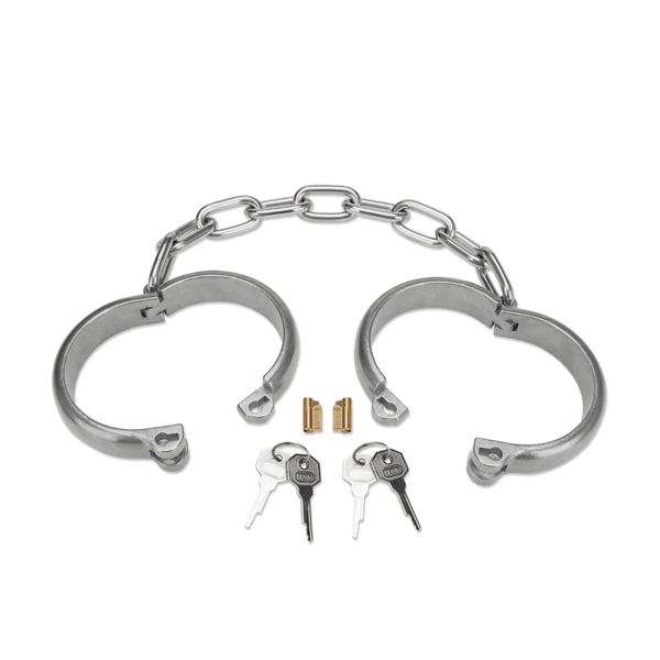 Prowler Heavy Duty Ankle Cuffs Silver