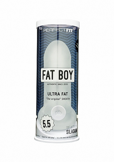 Perfect Fit Fat Boy Original Ultra Fat Clear 5.5";"<p>We are thrilled to introduce the new Fat Boy Ultra Fat Sheathformerly known as our super popular FatBoyand Fat BoySportbut back in sharp all new vertical storage packaging. Adds an impressive 1" g