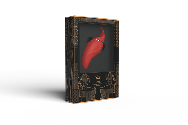 Wielofunkcyjny Wibrator Punktowy Hero Wine Red Zalo