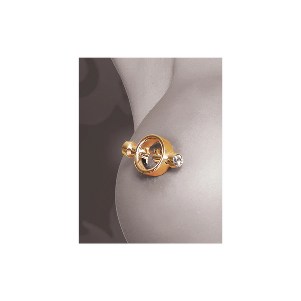 Zaciski Na Sutki Fetish Fantasy Gold Magnetic Clamps Pipedream