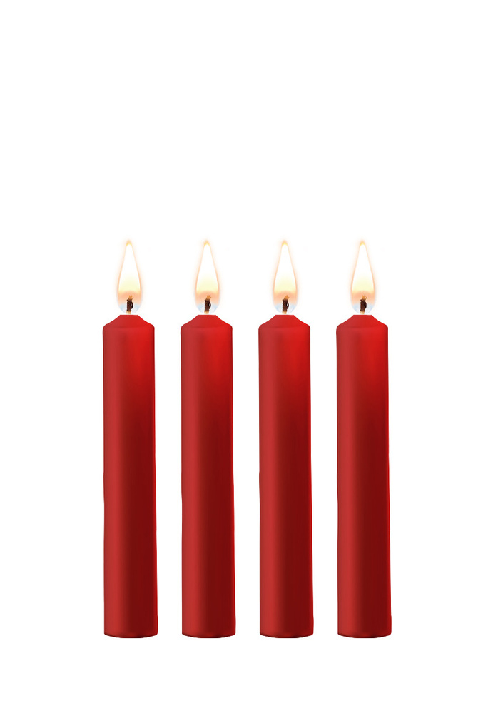 Ouch! Teasing Wax Candles 4-pack Red