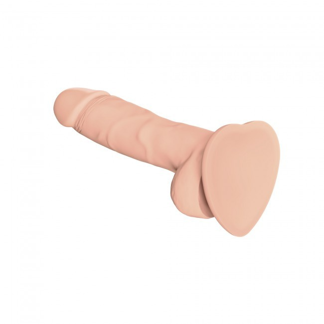 Bardzo realistyczne dildo z przyssawką Strap-on-me Soft Realistic Dildo S Vanilla