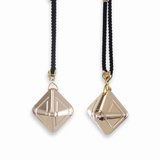 Нашийник зі стимулятором Vibration Cube 2.0 Gold LOCKINK