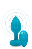 B-VIBE VIBRATING JEWEL PLUG S/M TEAL