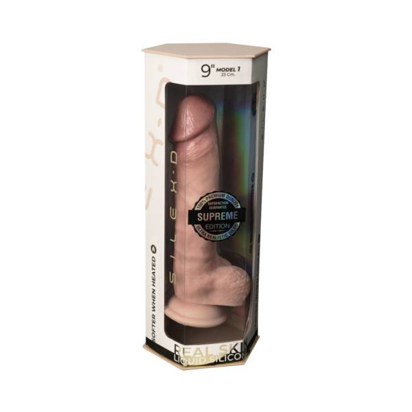 Ділдо 23 см Premium Real Skin Model 1 (9") Flesh Silexd